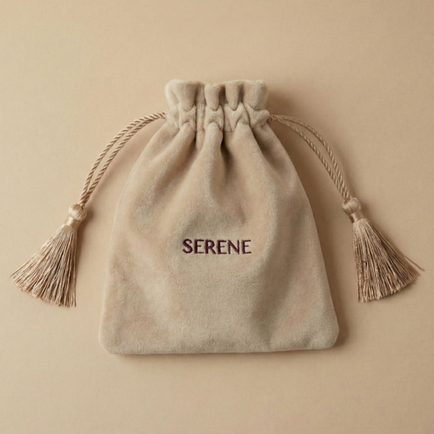 Pochette de rangement en velours SERENE